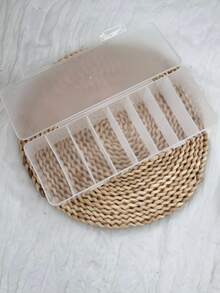 1个透明抽屉式收纳盒，多隔层桌面储物盒 - 無色 - 查看 6