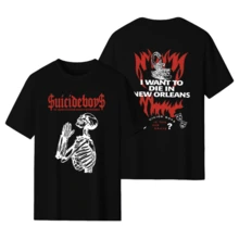 Suicide Baby - Men's G59 Tour Top T-Shirt Printed Sweatshirt Retro Gothic Punk Sweater Oversized Streetwear Hip Hop Fashion 2026 Men's Clothing - màu đen - Xem 7