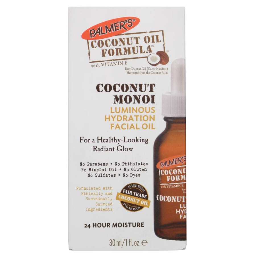 Aceite facial hidratante luminoso de Palmer's con aceite de coco y vitamina E 1oz - 15g - Ver 1