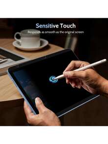 XINHONGYU 1pc Privacy Screen Protector | 25° Privacy Protection Anti-Peeping Full Screen Coverage With Curved Edges | Scratch-Resistant, Shock-Proof, Durable, Anti-Fingerprint, Sensitive Touch, No Delay | Suitable For IPad 11th Generation 2025 A16 / 10th Generation 10.9 Inch / Air 13 11 M4 - Black - View 7