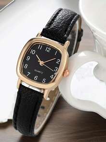 Women's Quartz Small Watch Suitable For Daily Wear - Black - View 2