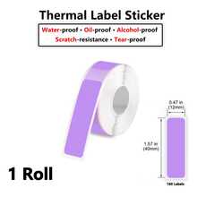 12mm x 40mm，160张防撕裂热敏标签纸，兼容Phomemo和Marklife标签打印机，无残留自粘，适合日常办公使用。 - 查看 15