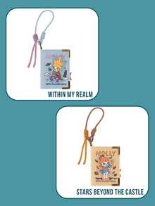 MOLLY Scenic Route Series Mini Commemorative Photo Album Blind Box, Card Storage Pouch, Daily Travel Organizer, MOLLY Cartoon Pattern Mini Photo Album Daily Backpack Charm, MOLLY Blind Box Collection, Birthday, Holiday Party, Christmas Gift - Multicolor - View 8