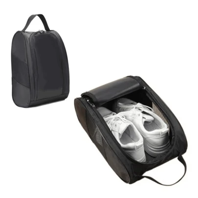 Portable Golf Shoe Bag Oxford Cloth Shoe Carrier Bags Breathable Lightweight Golf Handbag Dustproof Football Tennis Shoe Bag