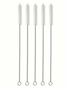 5 Packs Reusable Cleaning Brushes - Perfect For Cleaning Glass, Silicone, Metal Straws, And More! Ideal For Easter, Teacher's Day, Birthday, Or Christmas Gifts. Straw Cleaning Tool, Perfect For College Students, Portable, Dormitory Straw Cleaning Brush - Multicolor - View 9