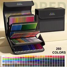 180 Piece Colored Pencil Set, Designed For Artists - Highly Pigmented, Soft Lead - 12 Metallic Color Pencils - Suitable For Coloring, Painting, Sketching, Shading And Blending - Vibrant Colors (Metal Tin Packaging), Back To School Season - 180 Colors Of Oil Colored Pencils - View 9