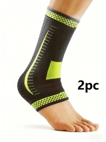 Protector de tobillo deportivo profesional Soporte de punto transpirable con tejido 3D para entrenamiento de gimnasio Estabilizador de tobillo elegante para baloncesto Fútbol para prevenir esguinces Manga de compresión de tobillo Accesorios de protección elástica para articulaciones Protector de pie y tobillo Tobilleras y soportes Deportes y aire libre - A - Ver 7