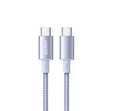 anker A875 100W USB-C To USB-C Braided Data Cable, PD Fast Charging Cable, Compatible With MacBook/IPad Pro/Apple IPhone/Galaxy/Switch, Nylon Charging Cable, High-Efficiency Data Transfer. - Multicolor - View 13