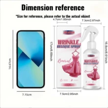 jakehoe 衣物除皺噴霧/抗靜電噴霧/適用於帽子、圍巾、羽絨外套、窗簾、地毯、布藝沙發、床上用品，產品效果因人而異，在意者請謹慎購買，請確認產品尺寸，請勿隨意給予負評，產品可能帶有輕微氣味，不影響使用 - 彩色 - 查看 4