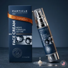 PARTICLE Multi-Action Men's Face Cream - Lightweight Skincare Moisturizer With Hyaluronic Acid & Squalane - Hyaluronic Acid - 查看 6