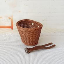 Wicker Storage Basket For Bicycle And Desk Decoration Multipurpose Design - Multicolor - View 8