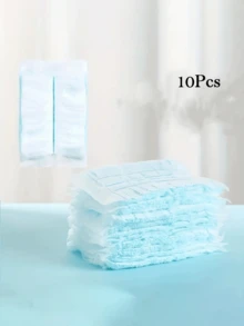10 pièces/paquet Nettoyant antistatique jetable - Facile à nettoyer les appareils électroniques, les meubles, les stores et les ventilateurs de plafond - Accessoires de nettoyage sans poignée, avec brosse antistatique à manche rétractable convenant pour les ordinateurs de bureau, les voitures et les plafonds - multicolore - Voir 5