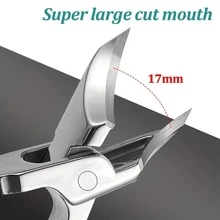 318 Coupe-ongles haute précision spécialement conçu pour les ongles épais, fabriqué en acier inoxydable robuste, avec une poignée douce et antidérapante et une lame ultra-tranchante inclinée à 25 degrés. Spécialement conçu pour les personnes âgées, avec fonction anti-éclaboussures. - Vert-1PC - Voir 4