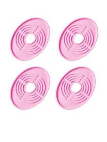 1/2/4pcs Electric Toothbrush Charging Base Protective Mat, Hard Drainage Mat, Suitable For Electric Toothbrush (Non-Silicone), Prevents Residue And Stains, Designed To Collect Remaining Moisture And Keep The Charger Clean And Hygienic. A Practical Electric Toothbrush Base Protective Mat. - Multicolor - View 23