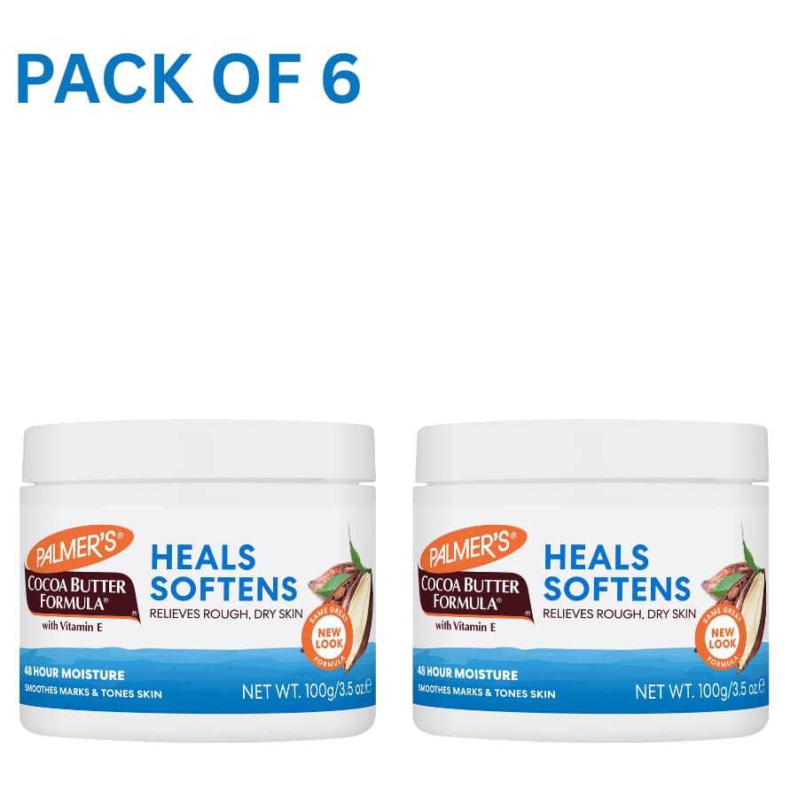 Palmer's Cocoa Butter Formula Solid Lotion Stick With Vitamin E, Deep Moisturizing & Soothing Dry Skin Balm Pack Of 6 (3.5oz Each) - 5ml - View 1