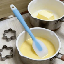 2/4pcs Mini Silicone Spatula, Heat Resistant Baking & Mixing Tool, Essential Kitchen Gadget For Apartment, 3 Color Options - Multicolor - View 5