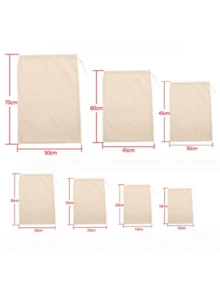 6pcs Reusable Muslin Filter Bags - Essential For Kitchen Use, Suitable For Filtering, Cooking, Baking, Yogurt, Juice, Wine And Cheese Making - View 7