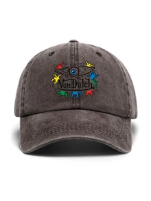 A Retro Washed Hat For Men All-Season Spring Summer Autumn Winter Wearable Adjustable Strap - One Size - View 7