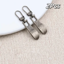 Wavy Detachable Metal Zipper Pulls, Replacement Zipper Heads For Bags, Shoes, Clothes, DIY Sewing Accessories - Multicolor - View 26