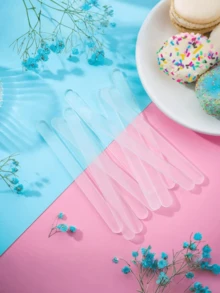20pcs Reusable Acrylic Popsicle Mold, Cake Pop Lollipop Mold, Mirror Popsicle Stick, Homemade Cake Candy Party DIY Popsicle Stick - Multicolor - View 9