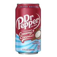 Dr Pepper Creamy Coconut Soda Pop, 12 Fl Oz Cans, 12 Pack - 15g - View 2