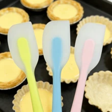2/4pcs Mini Silicone Spatula, Heat Resistant Baking & Mixing Tool, Essential Kitchen Gadget For Apartment, 3 Color Options - Multicolor - View 10