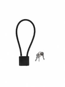 3-Key Heavy-Duty Steel Cable Lock, Suitable For Electric Bicycles, Bicycles, Lockers, Cabinets, Toolboxes, And Soft Steel Wire Helmet Locks. - Multicolor - View 7