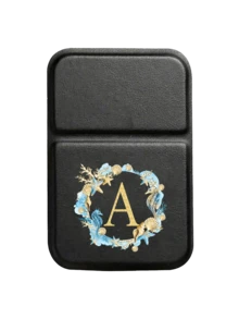 1个迷你金色海洋花环字母折叠便携化妆镜，A-Z字母化妆镜带支架，旅行镜，美容产品，桌面化妆镜，长方形桌面可折叠简约化妆镜，女士便携式化妆镜，适合母亲节、教师节、生日、毕业等场合，夏季必备 - 彩色 - 查看 20