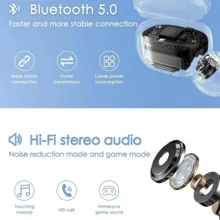 PROMOTION! E6s/A6S Wireless Bluetooth 5.0 TWS Headphones With Digital LED Screen - View 6