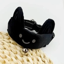 Cat Collar With Bell, Anti-Lost, Soft Smiling Face Decor, Comfortable Fit For Shorthair, Ragdoll And Other Cats - Multicolor - View 6