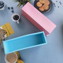 Khuôn vuông bằng silicon, thích hợp để nướng bánh mì nướng, bánh mousse, thạch, bánh pudding và các loại bánh khác. - Xem 8