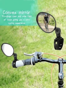 Adjustable Bicycle Rearview Mirror, Suitable For Mountain Bikes. Shock-Absorbing, 360-Degree Rotation, Handle-Mounted, Applicable To Scooters, Electric Bicycles And Regular Bicycles - Easy To Install. Enhance Visibility, A Safety Accessory For Night Riding And Navigation. Multiple Styles Available, The Perfect Gift For Cycling Enthusiasts. - A - View 5