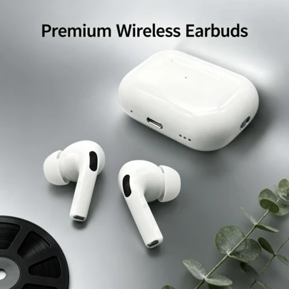 SZLWSM Wireless Bluetooth Earphones, In-Ear Headphones, Sports Earbuds, Hi-Fi High-Fidelity Sound Quality, Deep Bass, Long Battery Life, Built-In Microphone, High Cost-Performance, Suitable For Sports/Running/Fitness/Music/Office/Commuting/Gifts