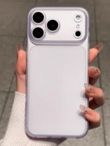 Colors Ultra Thin Matte Clear Phone Case Compatible With IPhone 17 16 15 14 Pro Max Plus 12 13 11 Soft Translucent Shockproof Slim Skin TPU Back Cover - Purple - View 5