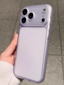 Colors Ultra Thin Matte Clear Phone Case Compatible With IPhone 17 16 15 14 Pro Max Plus 12 13 11 Soft Translucent Shockproof Slim Skin TPU Back Cover - Purple - View 10