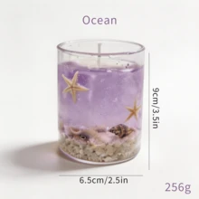 Handmade Container Candles Gift Set, Soy Wax Candles, Atmosphere Creating, Valentine's Day Gift, Couple Gift, Women Gift, Girl Gift, Wedding Gift, Wedding Favor, Room Decor, Best Friend Gift, Graduation Gift, Birthday Gift, Mother's Day Gift, Home Decor, Birthday Decor, Fragrance, Ocean Scent - Multicolor - View 6