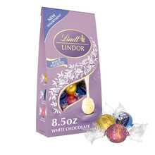 Lindt LINDOR White Chocolate Assorted Truffles Candy Bag, 8.5 Oz - 15g - View 1