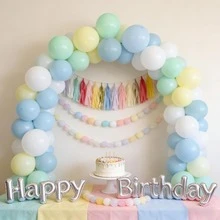 26/51 piezas Globos Azules y Verdes, Globos para Baby Shower, 10 Pulgadas Verde Claro Blanco Azul Bebé Amarillo Adecuado para Niños, Suministros para Baby Shower Azul y Blanco - Colocar - Ver 6