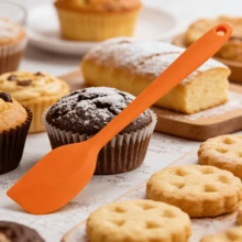 4/2pcs Multi-Function Premium Silicone Spatula Baking Tools, Heat-Resistant Silicone Scraper For Cream Cake, Baking Flipper, 4 Colors - Multicolor - View 4