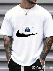 T-shirts pour hommes - Blanc - Voir 1