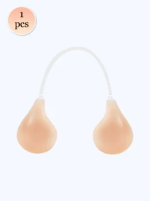 Reusable Silicone Invisible Breast Lift Tape, With Button Pads, Suitable For Various Bust Types, Halter Design, Lift And Support Bust, Waterproof Adhesive Bra, Uplift Bust Shape, Applicable For Bras, Strapless Dresses, Non-Slip, Washable And Reusable, Suitable For Sleepwear, Swimwear, Bikini, Backless Outfits, Formal Dresses, Etc. - Multicolor - View 11
