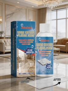 jakehoe 1 Bottle/100ml/3.38FL.OZ Marble Cleaner And Polish, White Bottle Quick Drying Transparent Protective Layer Enhancing Repair Scratches Marble Restorer Suitable For Home Kitchen Countertop Bathroom Floor Care - Liquid - View 13