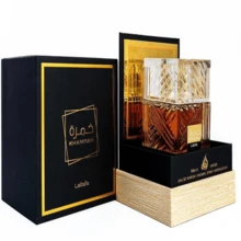 Lattafa Khamrah Fragrance Series Eau De Parfum, 3.4 Oz / 100 Ml | Unisex Long-Lasting Musk Cologne, Seductive Pheromone Spray, Bold & Vibrant Scent, Ideal Gift For Men & Women - đen - Xem 6