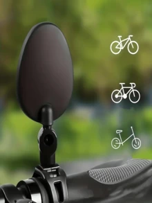 Adjustable Bicycle Rearview Mirror, Suitable For Mountain Bikes. Shock-Absorbing, 360-Degree Rotation, Handle-Mounted, Applicable To Scooters, Electric Bicycles And Regular Bicycles - Easy To Install. Enhance Visibility, A Safety Accessory For Night Riding And Navigation. Multiple Styles Available, The Perfect Gift For Cycling Enthusiasts. - A - View 10
