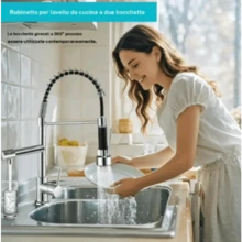 Rubinetto da cucina - Argento - Visualizzare 7
