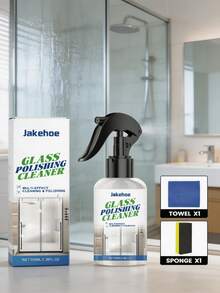 Glass Polishing Cleaner, Daily Glossy And Transparent Window Cleaning And Maintenance Solution - Liquid - View 13