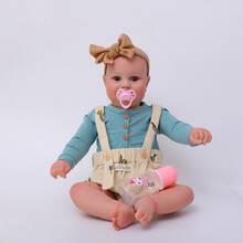 The Set Includes 3D High Color Skin Boy's Reincarnation Doll, 20 Inch Vinyl Body Doll Accessories, And Multi-Color Clothes Suitable For Children Aged 3 And Above - Multicolor - View 5