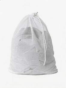 Bolsa de malla con cordón de gran capacidad con filtro de lavadora y filtro de cabello, bolsa de lavadora de poliéster blanco extra grande, bolsa de lavandería gruesa, fabricada con técnica de hilado de malla fina y gruesa, adecuada para lavadora, con bolsa de malla con cordón, bolsa de lavadora de poliéster extra grande, tamaño de malla grande, puede contener sostenes, ropa interior, calcetines, ropa de cama, cortinas, etc., adecuada para lavadora y baño. - Multicolor - Ver 20