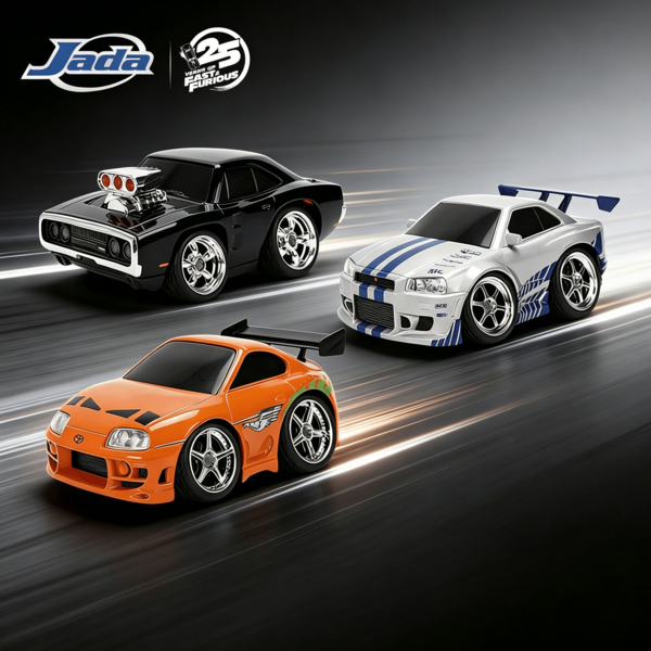 Simba Universal Jada 1:28 Scale 25th Anniversary Q Car Diecast Model, Movie Replica, , , , Dodge, Multi-Scale Realistic Collectible Decor, Gift For Kids & Teens
