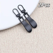 Wavy Detachable Metal Zipper Pulls, Replacement Zipper Heads For Bags, Shoes, Clothes, DIY Sewing Accessories - Multicolor - View 29